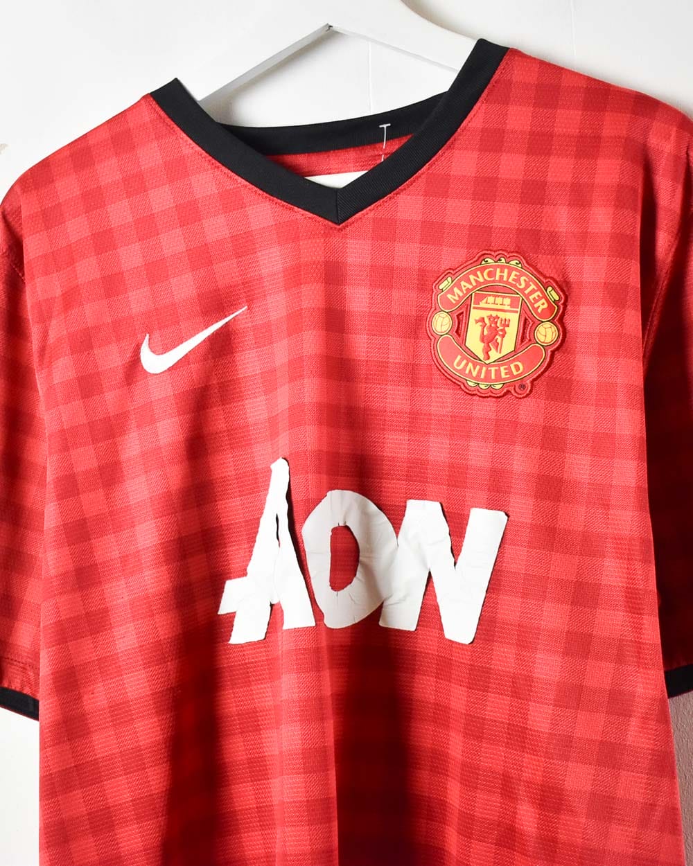 Nike Manchester United 12/13 Home Football Shirt - Large - Domno Vintage 