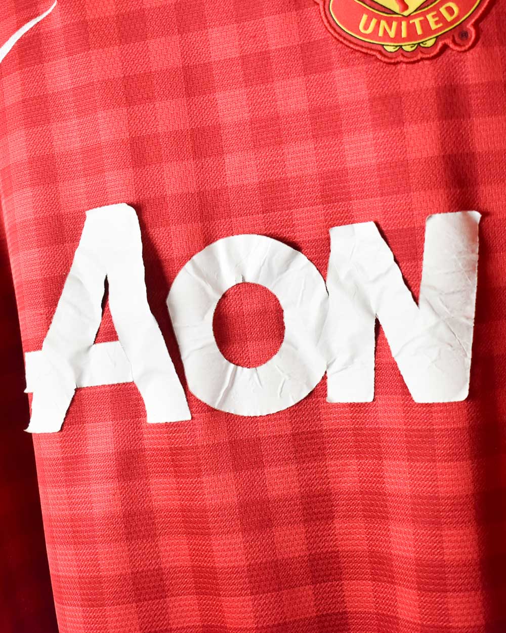 Nike Manchester United 12/13 Home Football Shirt - Large - Domno Vintage 