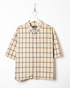 Ralph Lauren Jeans Co Boxy Cropped Short Sleeved Shirt - X-Large - Domno Vintage 