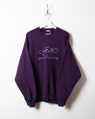 Purple UW-Whitewater Sweatshirt - X-Large