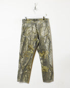 Real Tree Double Knee Jeans - W32 L28 - Domno Vintage 