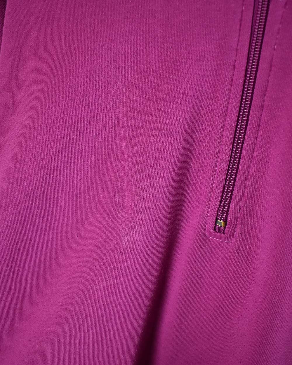 Adidas 1/4 Zip Sweatshirt - Large - Domno Vintage 