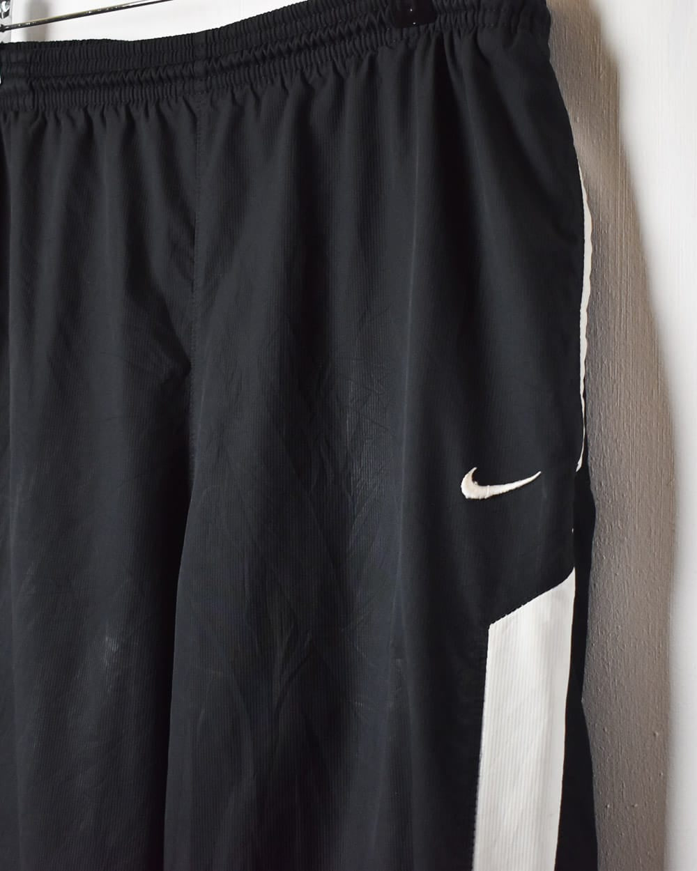 Black Nike Team Tracksuit Bottoms - Medium