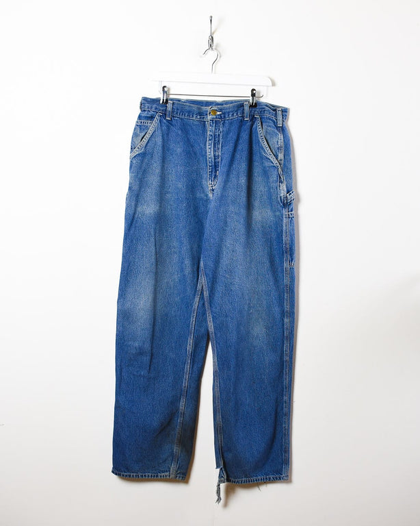 Carhartt Worn Carpenter Jeans - W34 L32 - Domno Vintage 