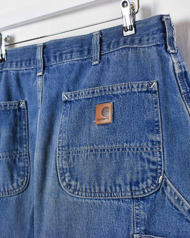 Carhartt Worn Carpenter Jeans - W34 L32 - Domno Vintage 