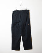 Black Dickies Loose Fit Double Knee Trousers - W38 L33