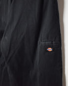 Black Dickies Loose Fit Double Knee Trousers - W38 L33