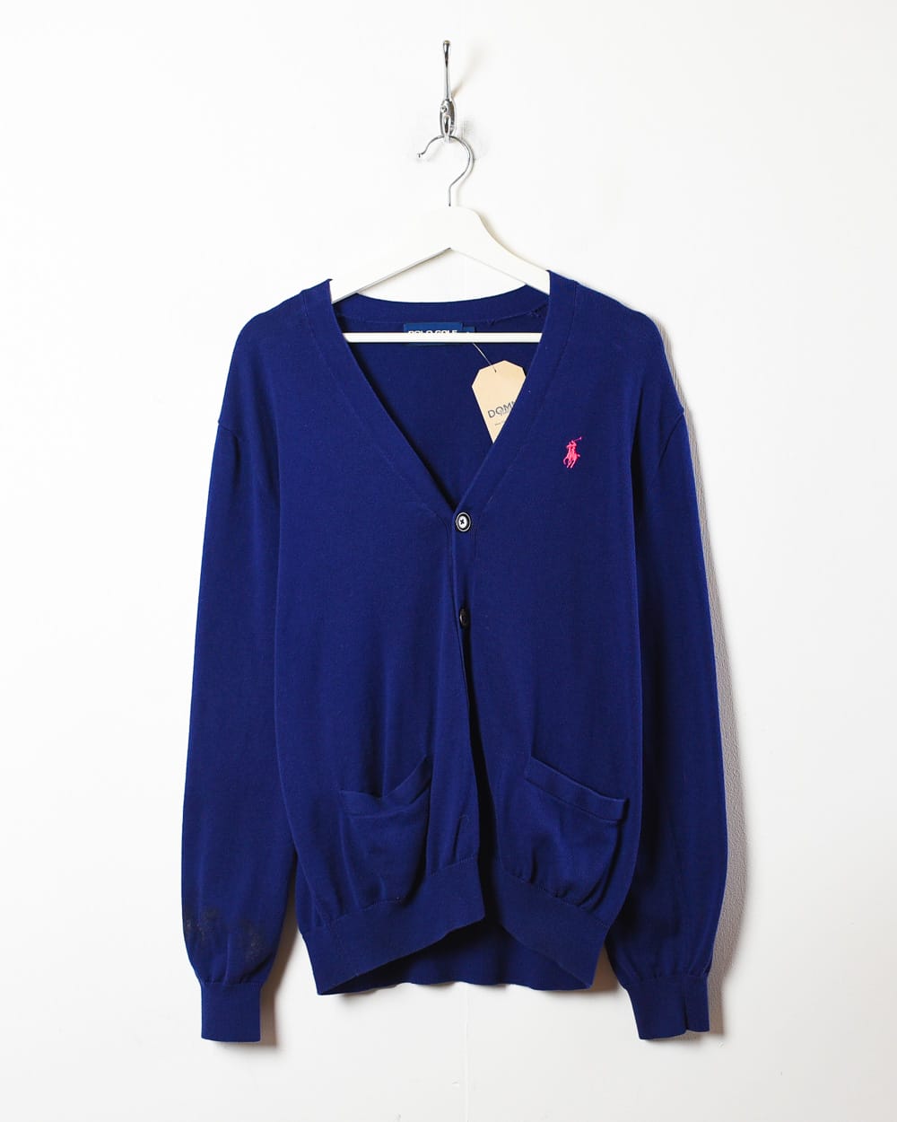 Vintage Polo Golf Ralph Lauren Cardigan Large Domno Vintage