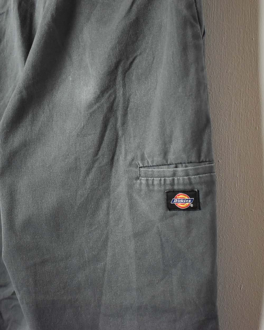 Grey Dickies Relaxed Fit Double Knee Trousers - W38 L27