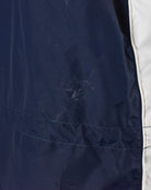 Navy Columbia Windbreaker Jacket - Medium Women's