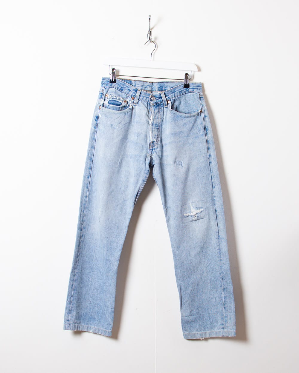 BabyBlue Levi's 501 Distressed Jeans - W30 L28