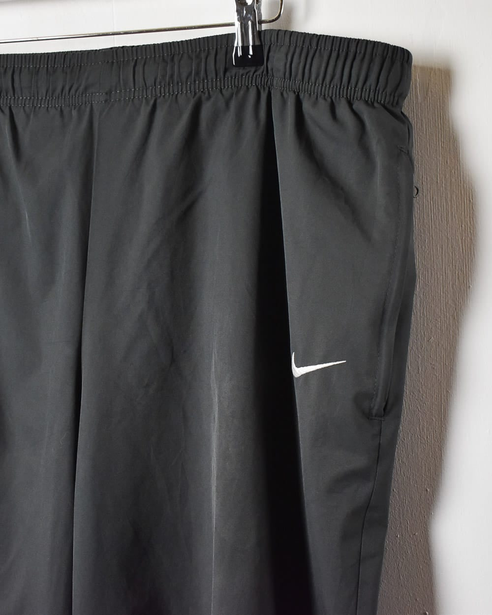 Grey Nike Team Tracksuit Bottoms - Large