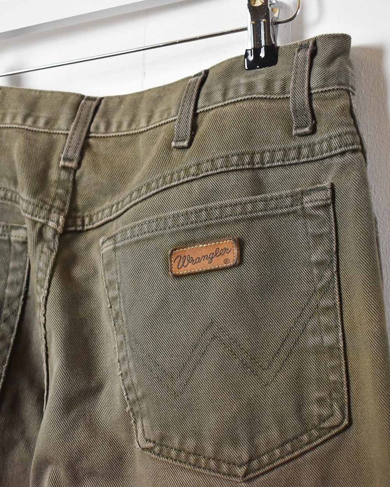 Vintage 00s Khaki Wrangler Jeans - W32 L34 Cotton– Domno Vintage