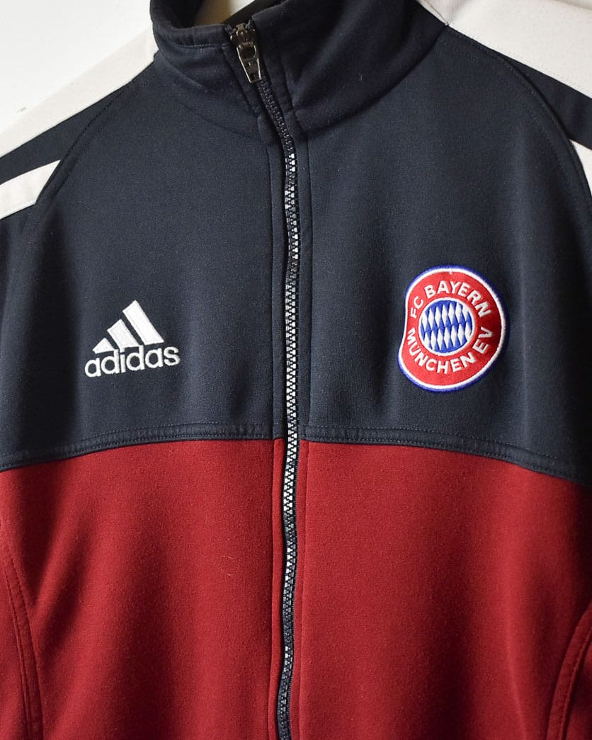 Black Adidas Bayern Munich Tracksuit Top - Small