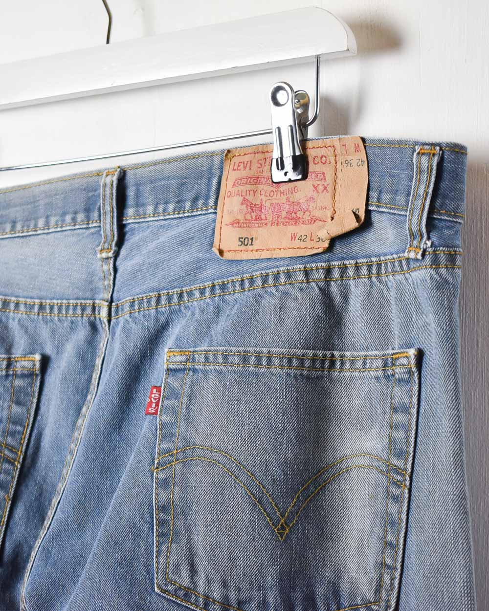 Blue Levi's 501 Jeans - W38 L32