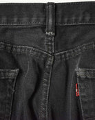 Black Levi's 505 Jeans - W36 L33