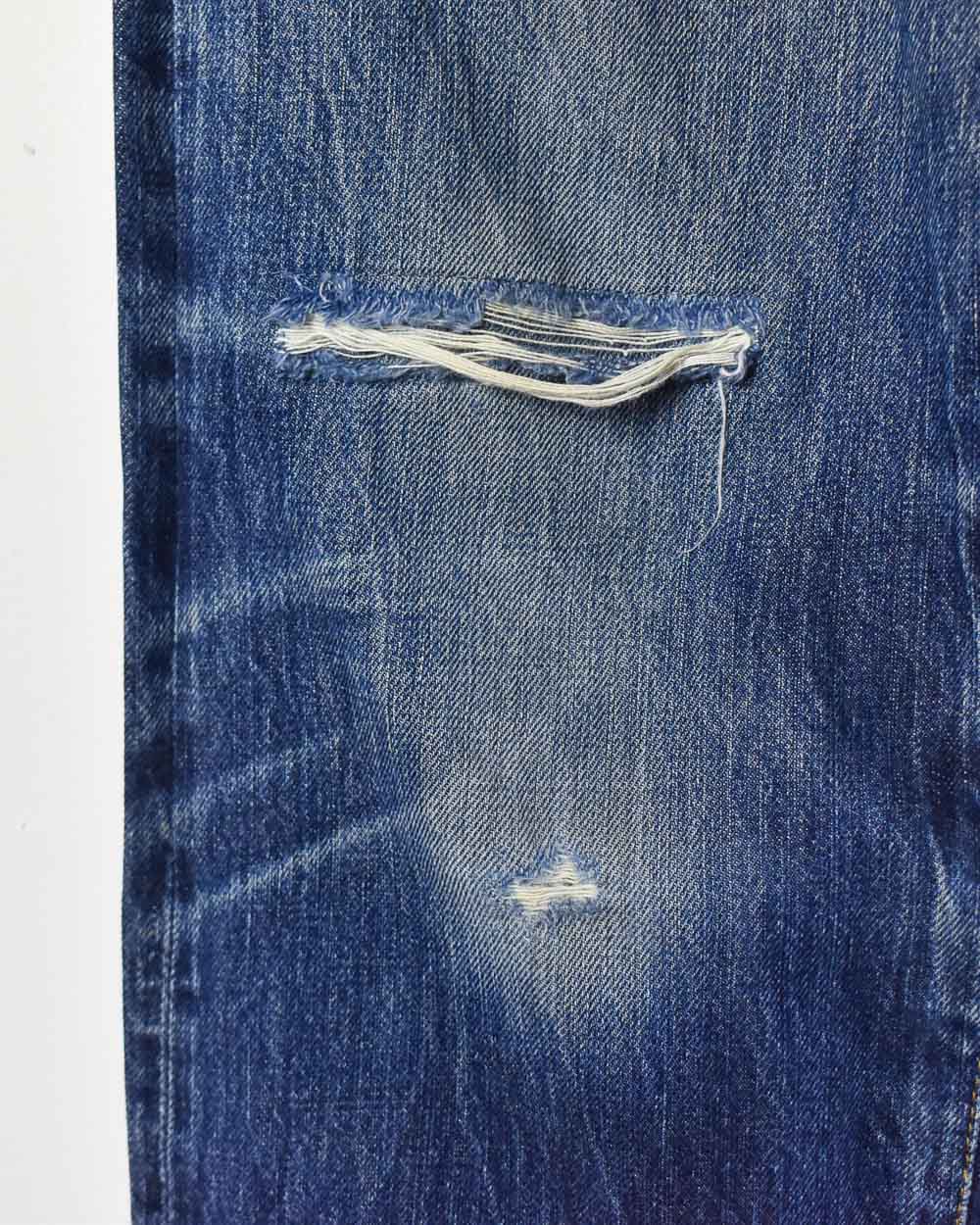 Blue Levi's Distressed 501 Jeans - W30 L30