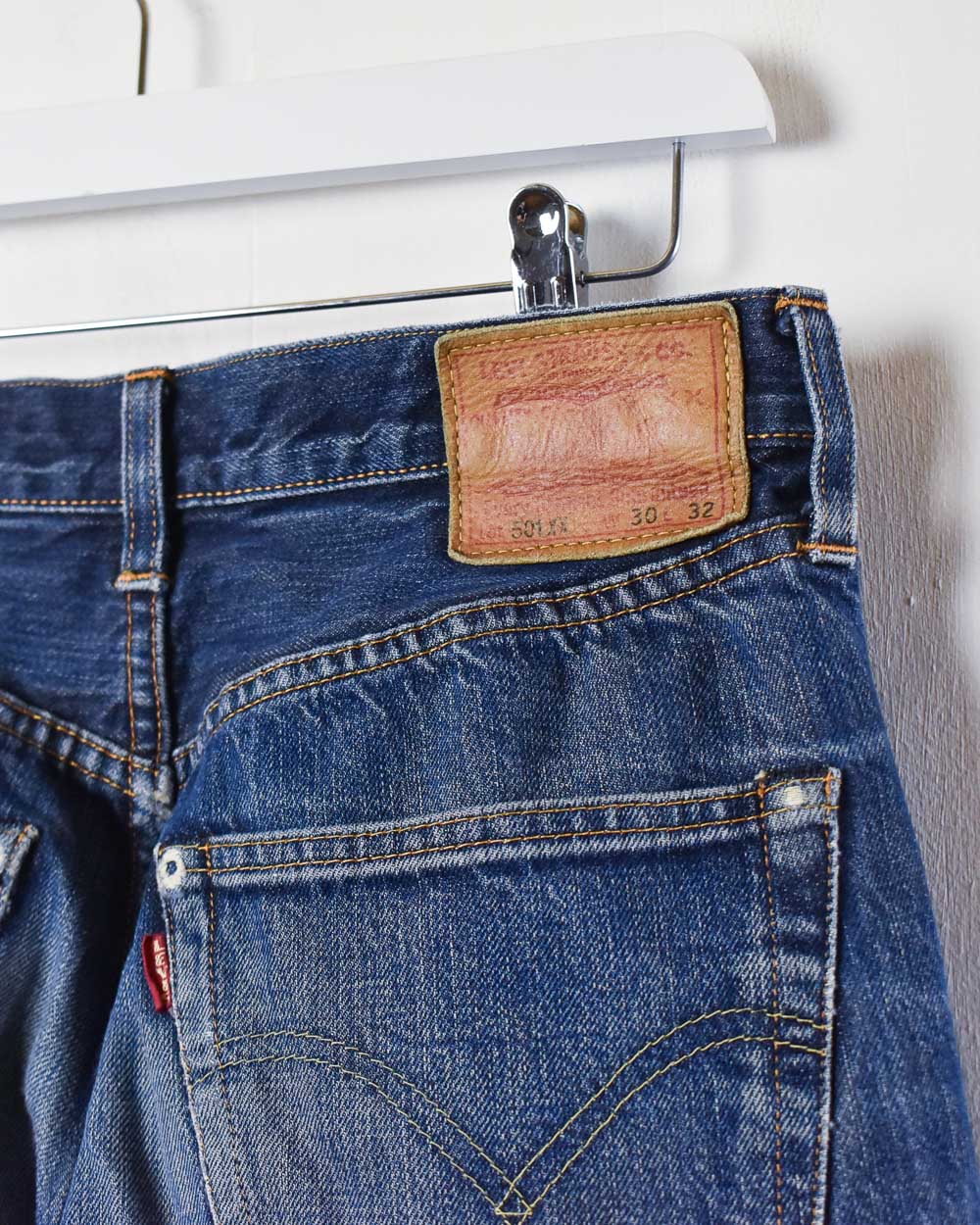 Blue Levi's Distressed 501 Jeans - W30 L30