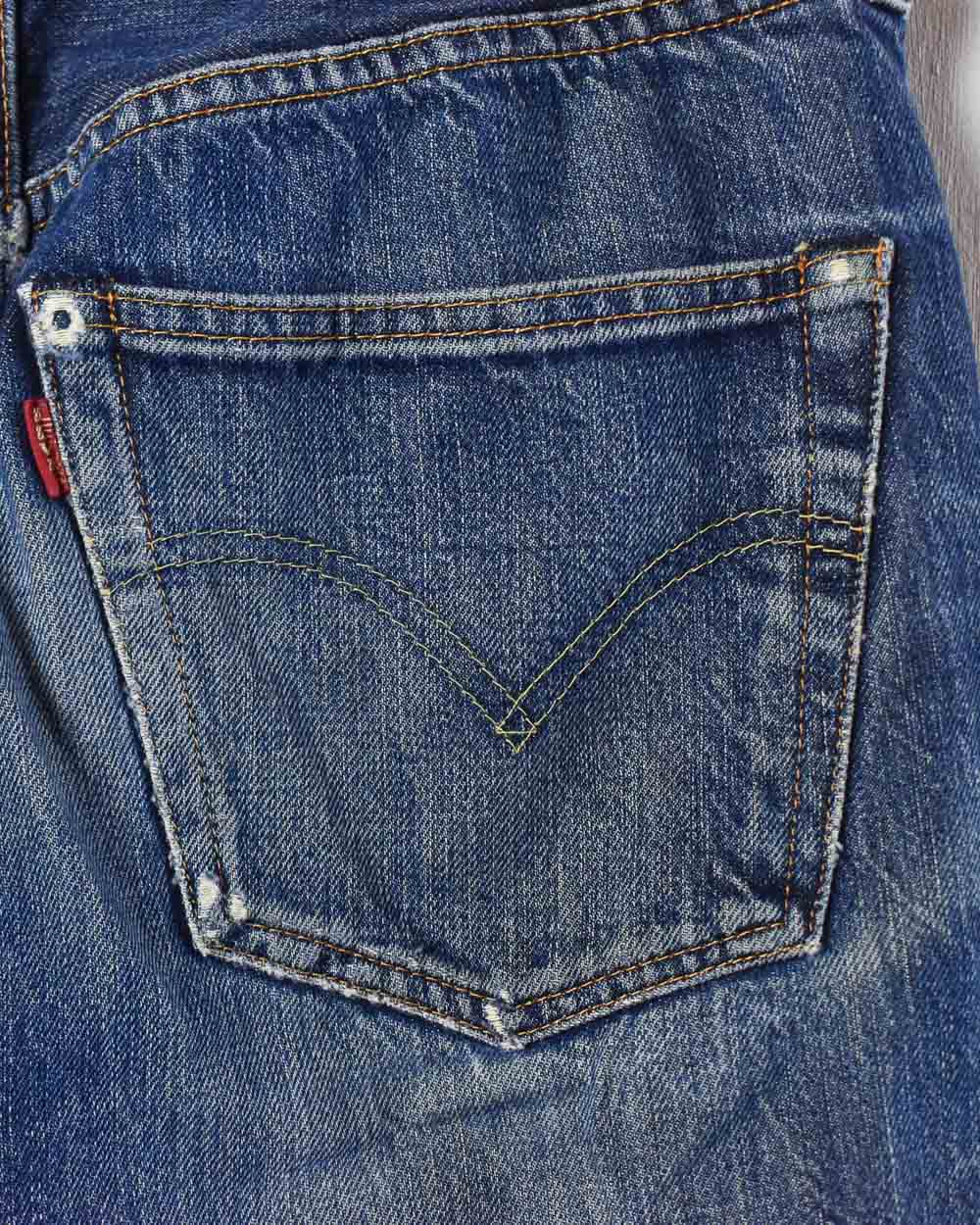 Blue Levi's Distressed 501 Jeans - W30 L30