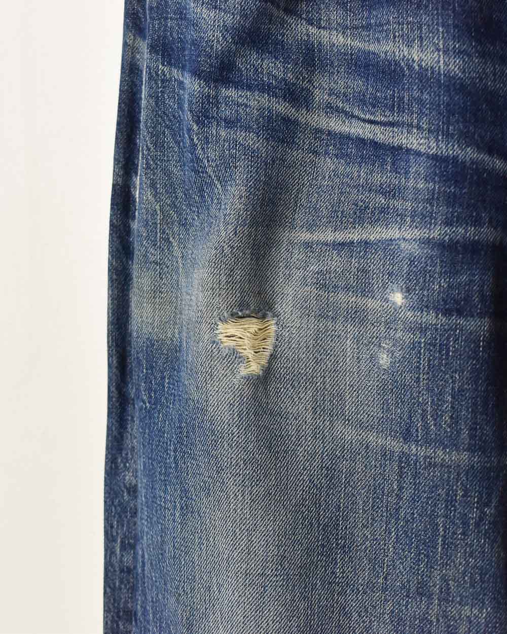 Blue Levi's Distressed 501 Jeans - W30 L30