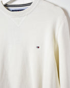 Neutral Tommy Hilfiger Knitted Sweatshirt - Small