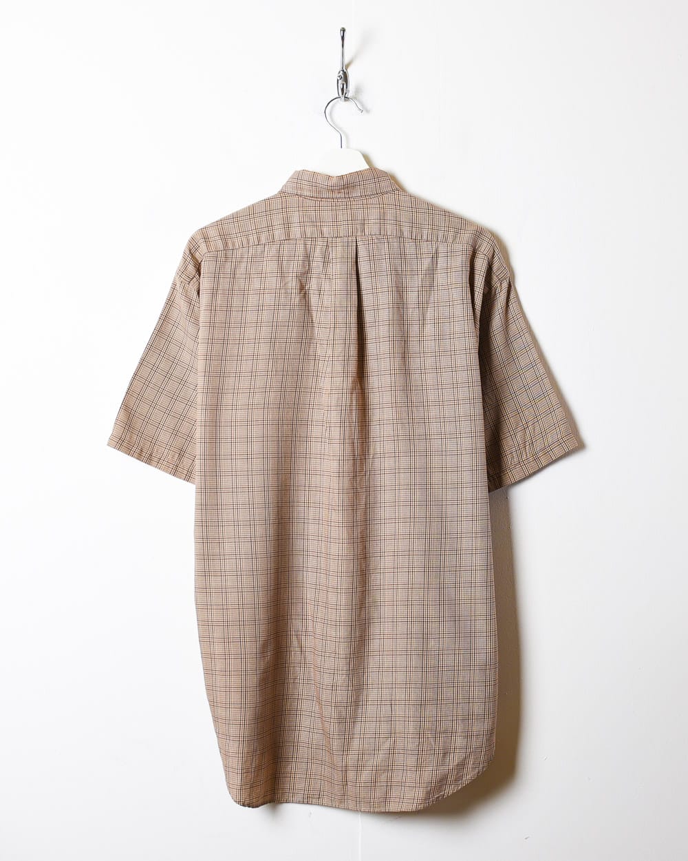 Brown Polo Ralph Lauren Blake Checked Short Sleeved Shirt - Medium