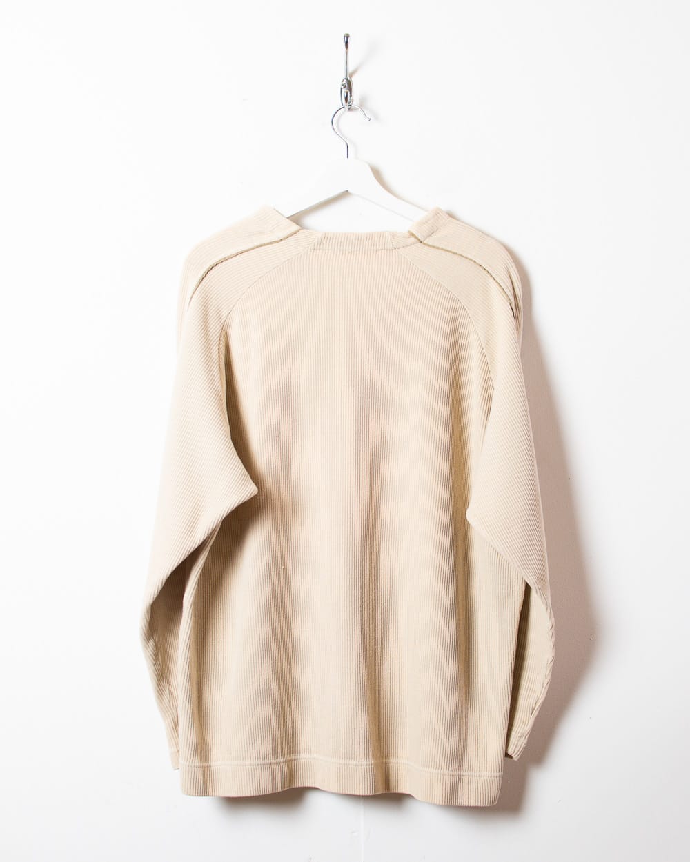 Neutral Nike Textured Sweatshirt - Large