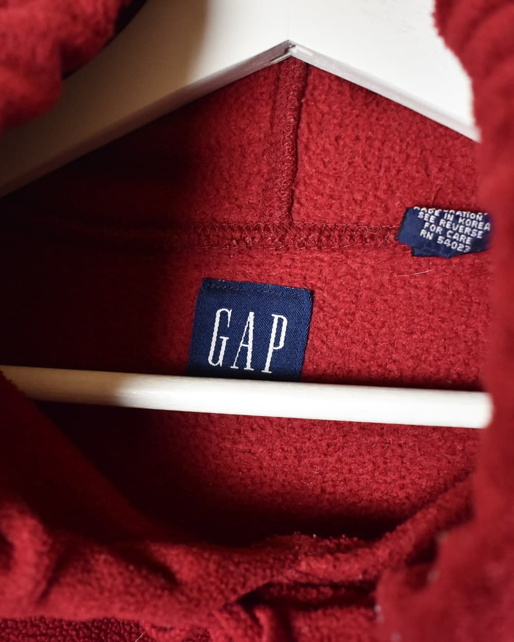 Gap Fleece Hoodie - Large - Domno Vintage 