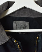 Black Dickies Workwear Fleece Lined Chore Jacket - Large