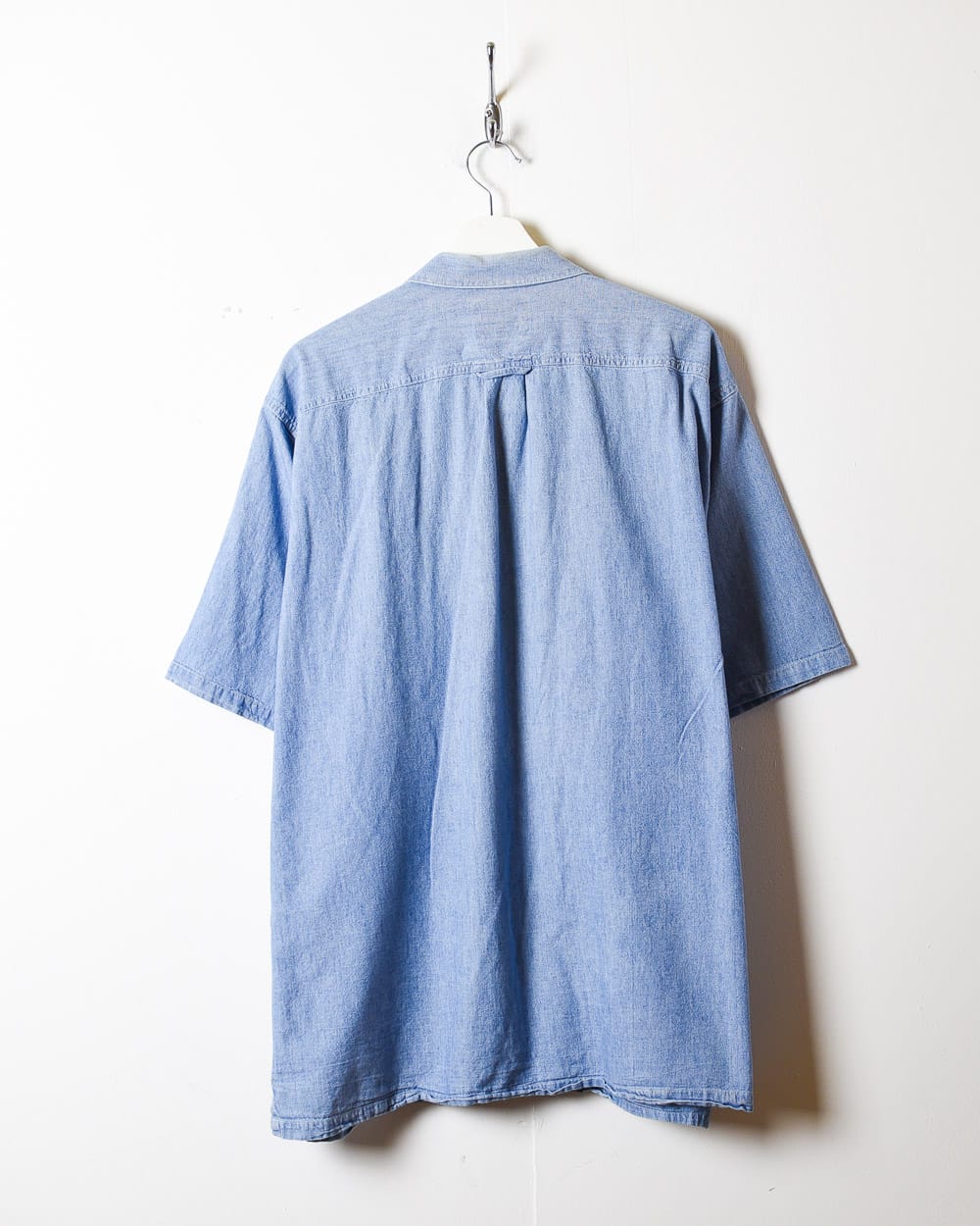 Blue Levi's Denim Short Sleeved Shirt - X-Large