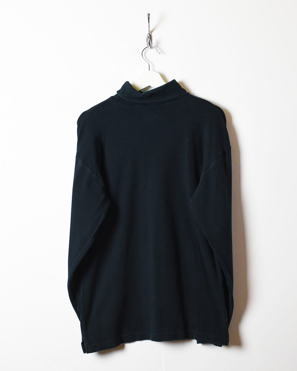 Black Nike 80s Turtle Neck Long Sleeved T-Shirt - Medium