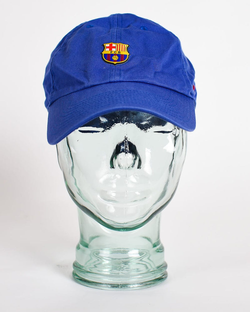 Vintage 00s Blue Nike FC Barcelona Cap Cotton– Domno Vintage