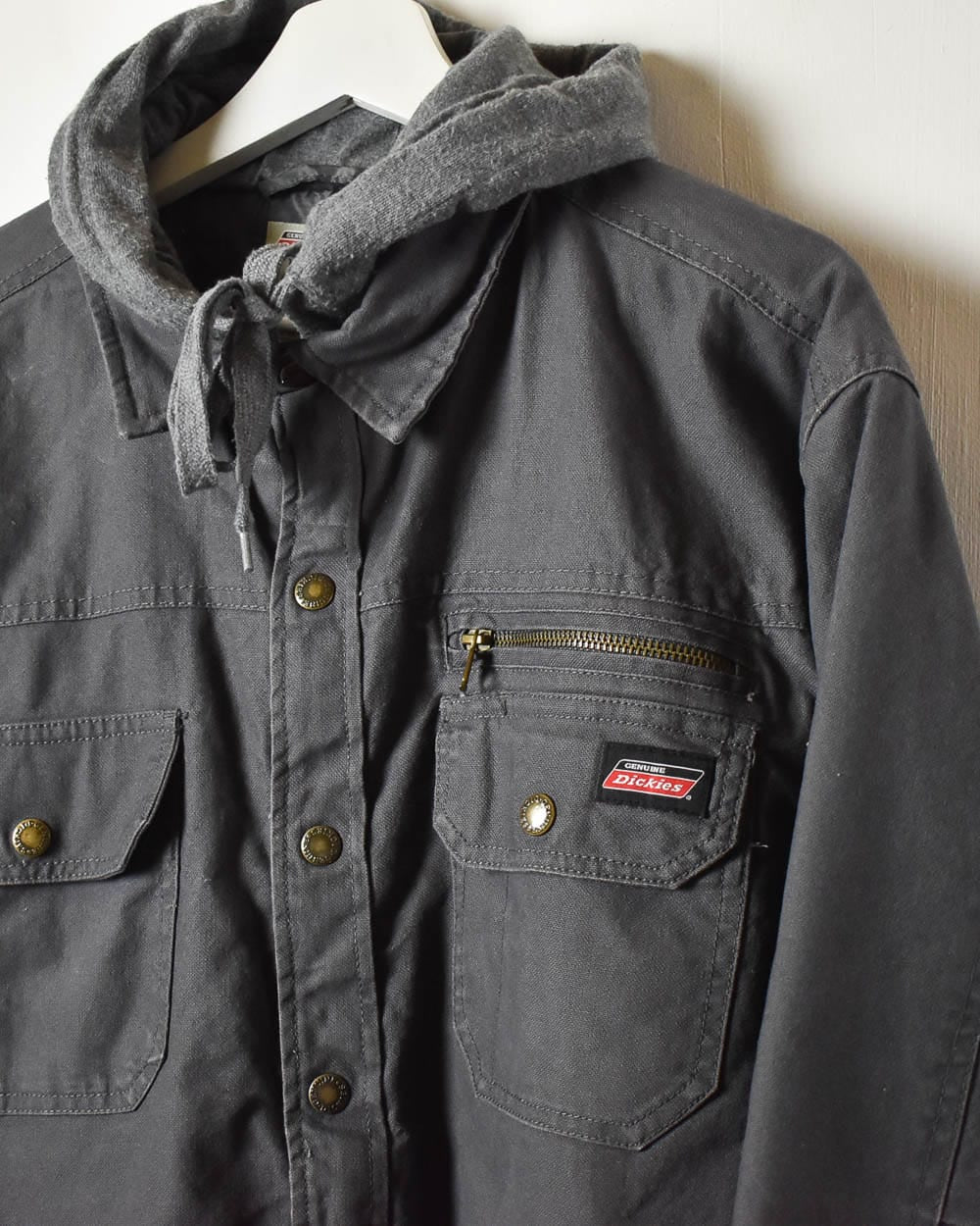 Dickies bonded overshirt with hood best sale