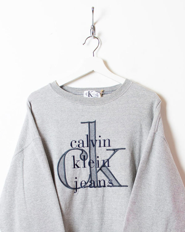 Stone Calvin Klein Jeans Sweatshirt - X-Large