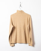 Neutral Polo Ralph Lauren 1/4 Zip Sweatshirt - Small