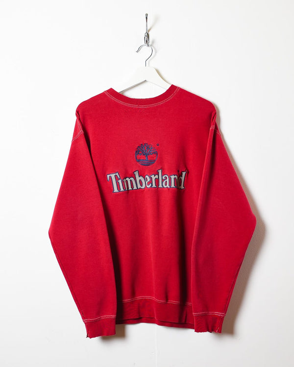 Red Timberland Sweatshirt - Medium