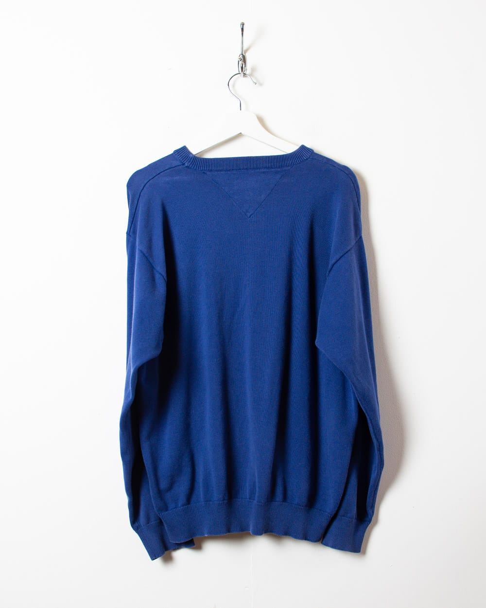 Blue Tommy Hilfiger Knitted Sweatshirt - Large