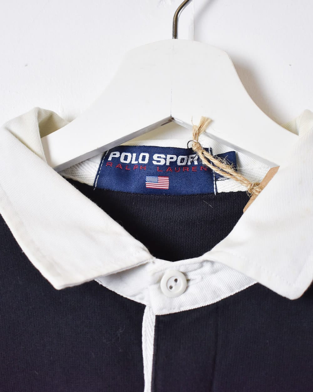 Black Polo Sport Ralph Lauren Rugby Shirt - X-Large