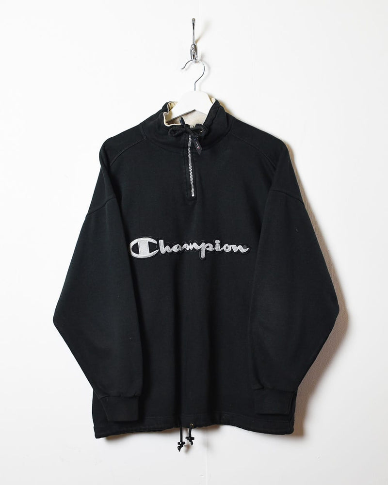 Black champion quarter discount zip