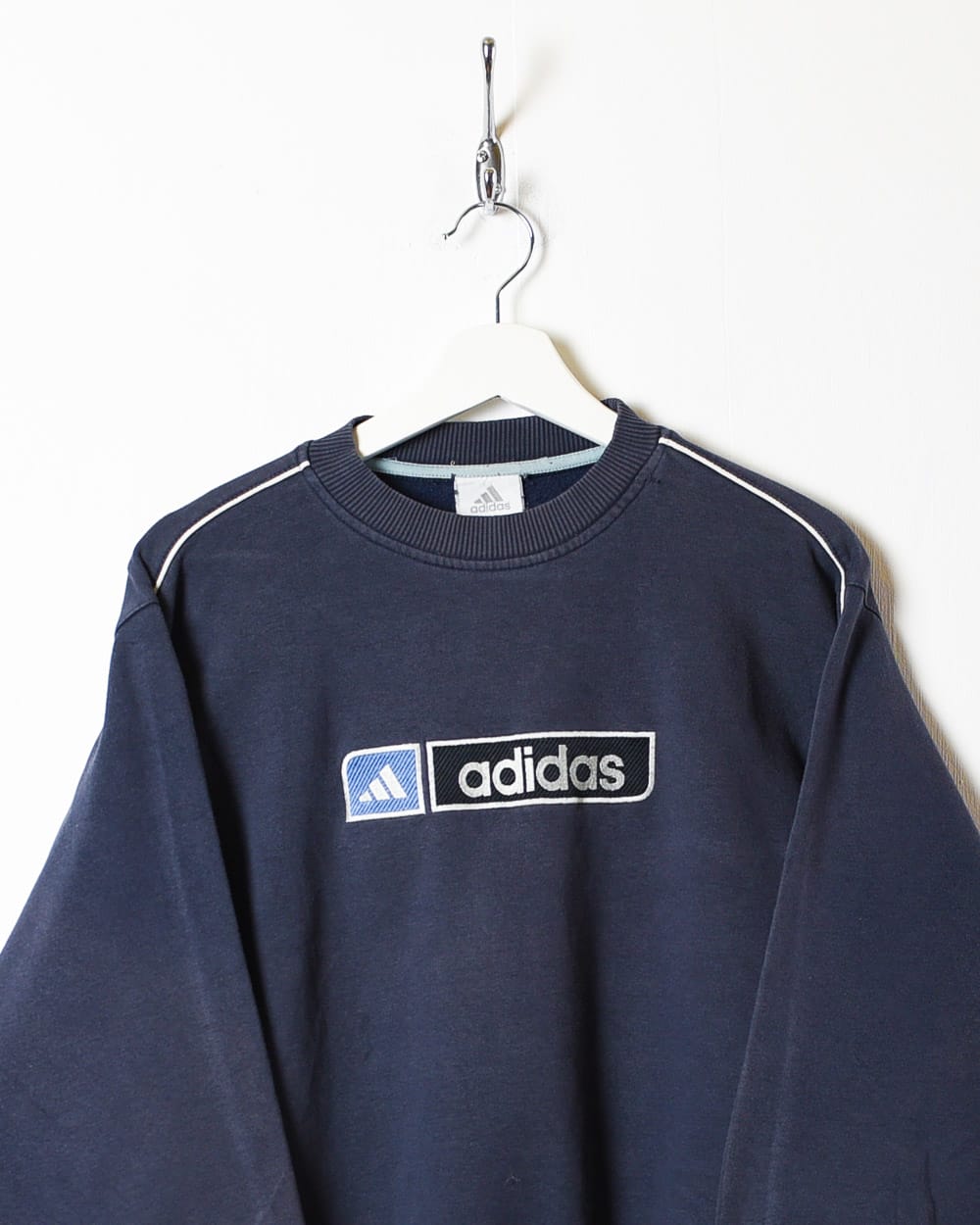 Navy Adidas Sweatshirt - X-Large Women's