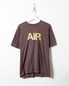 Brown Nike Air T-Shirt - Large