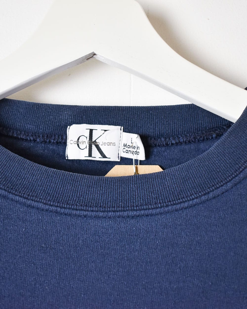 Navy Calvin Klein Jeans Sweatshirt - Large