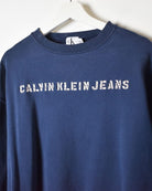 Navy Calvin Klein Jeans Sweatshirt - Large