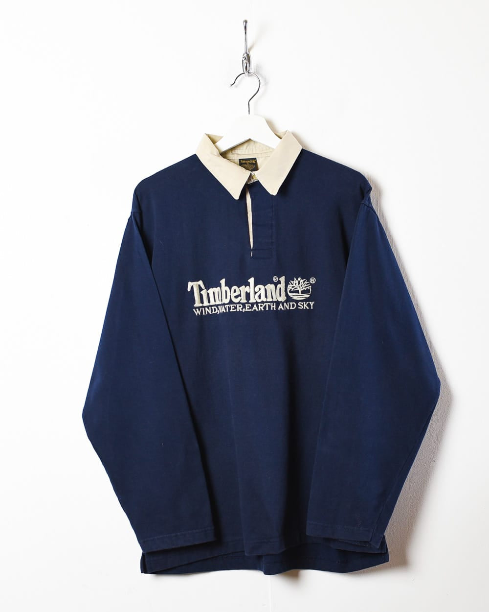 Navy Timberland Rugby Shirt - X-Large