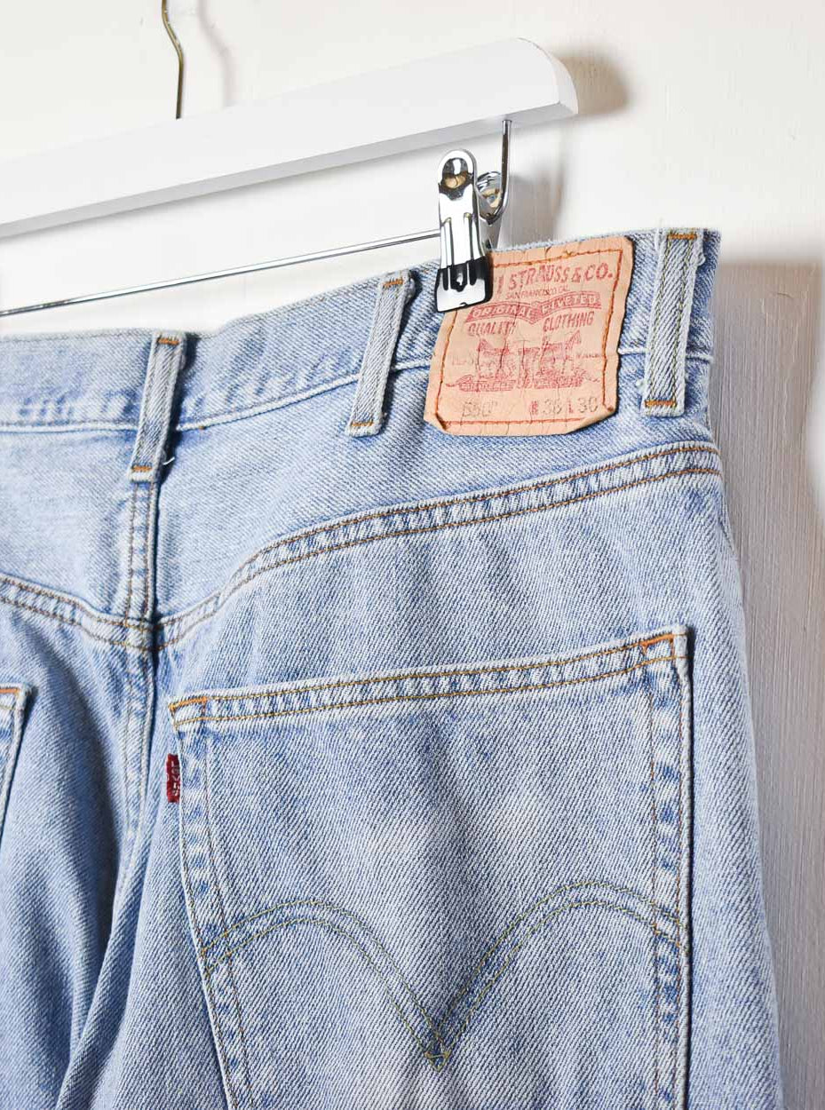 BabyBlue Levi's Relaxed Fit 550 Jeans - W38 L30