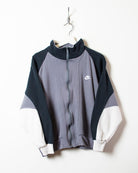 Stone Nike Zip-Through Sweatshirt - Small