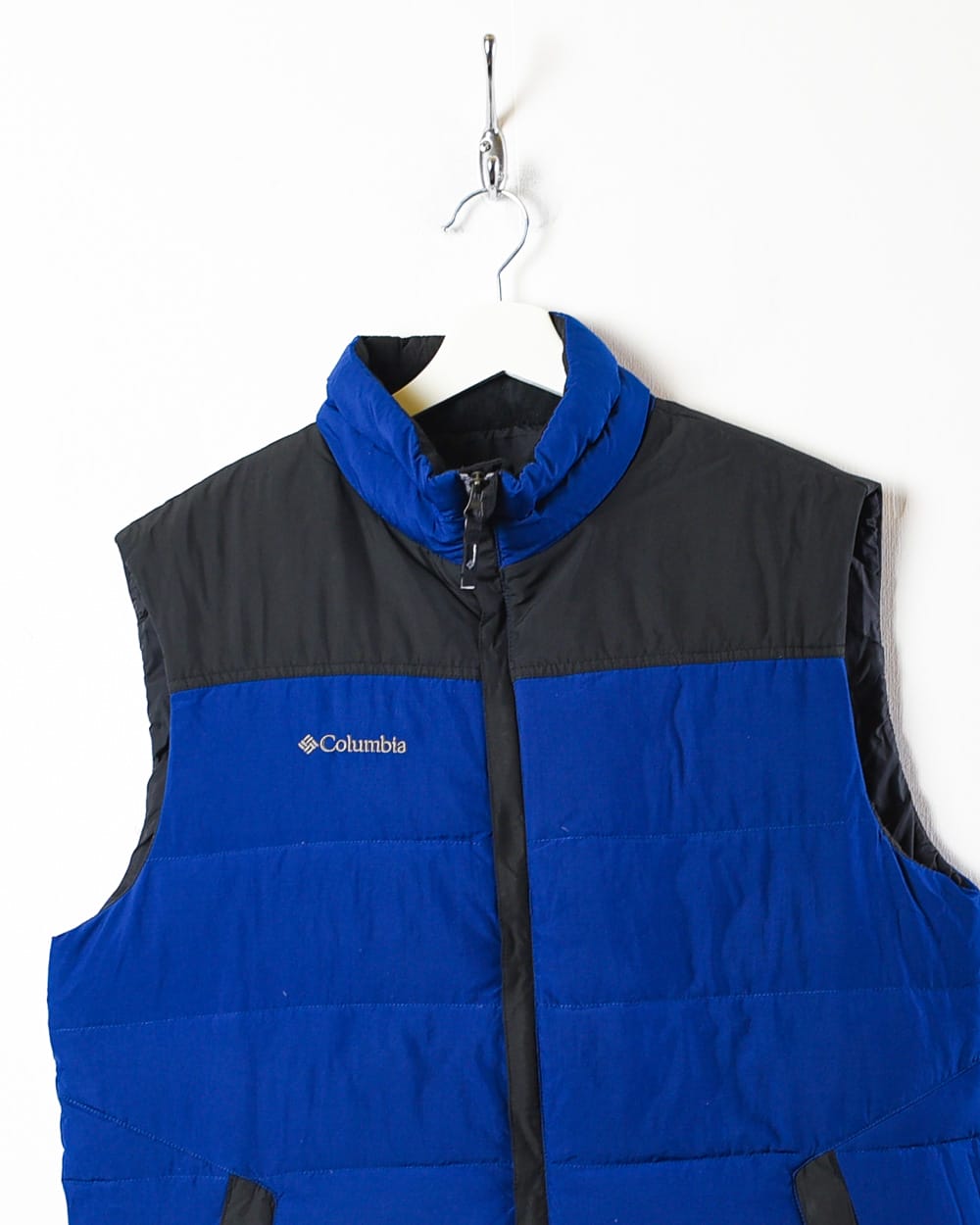 Blue Columbia Down Puffer Gilet - Large