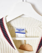 Neutral Reebok Membership Knitted Sweatshirt - Large