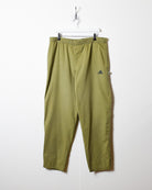 Neutral Adidas Tracksuit Bottoms - Medium