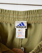 Neutral Adidas Tracksuit Bottoms - Medium